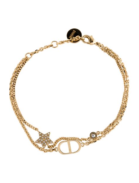 christian dior double bracelet